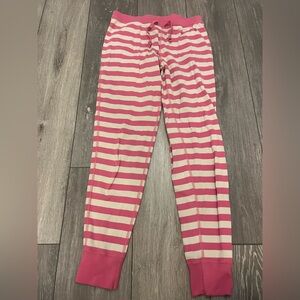 Hanna Andersson Stripe Pink PJ pants Size Small 100% Cotton